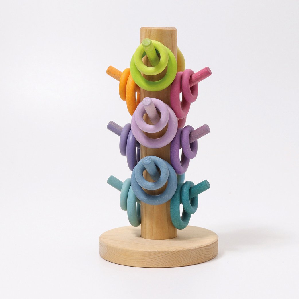 Sorting Helper Building Rings Pastel – The Modern Playroom
