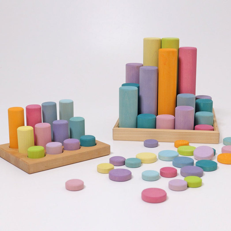 Wooden Pastel Coins