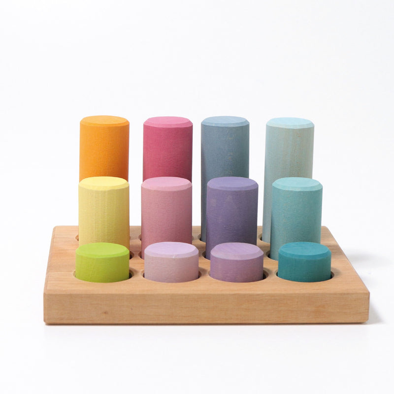 Stacking Game Small Pastel Rollers