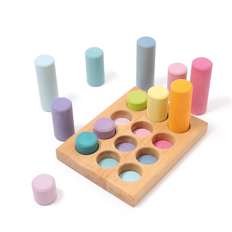 Stacking Game Small Pastel Rollers