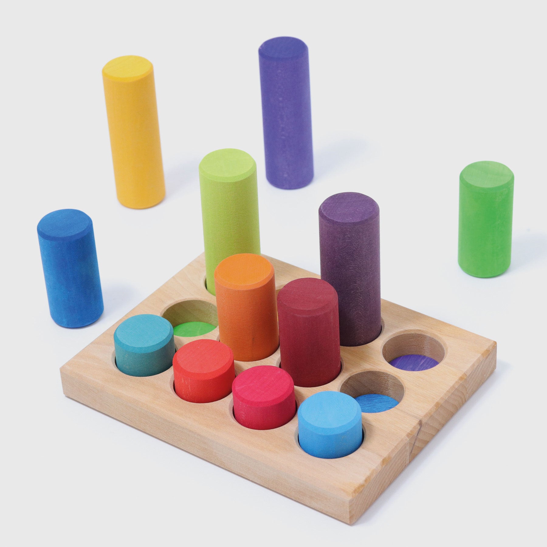 Stacking Game Small Rainbow Rollers – The Modern Playroom