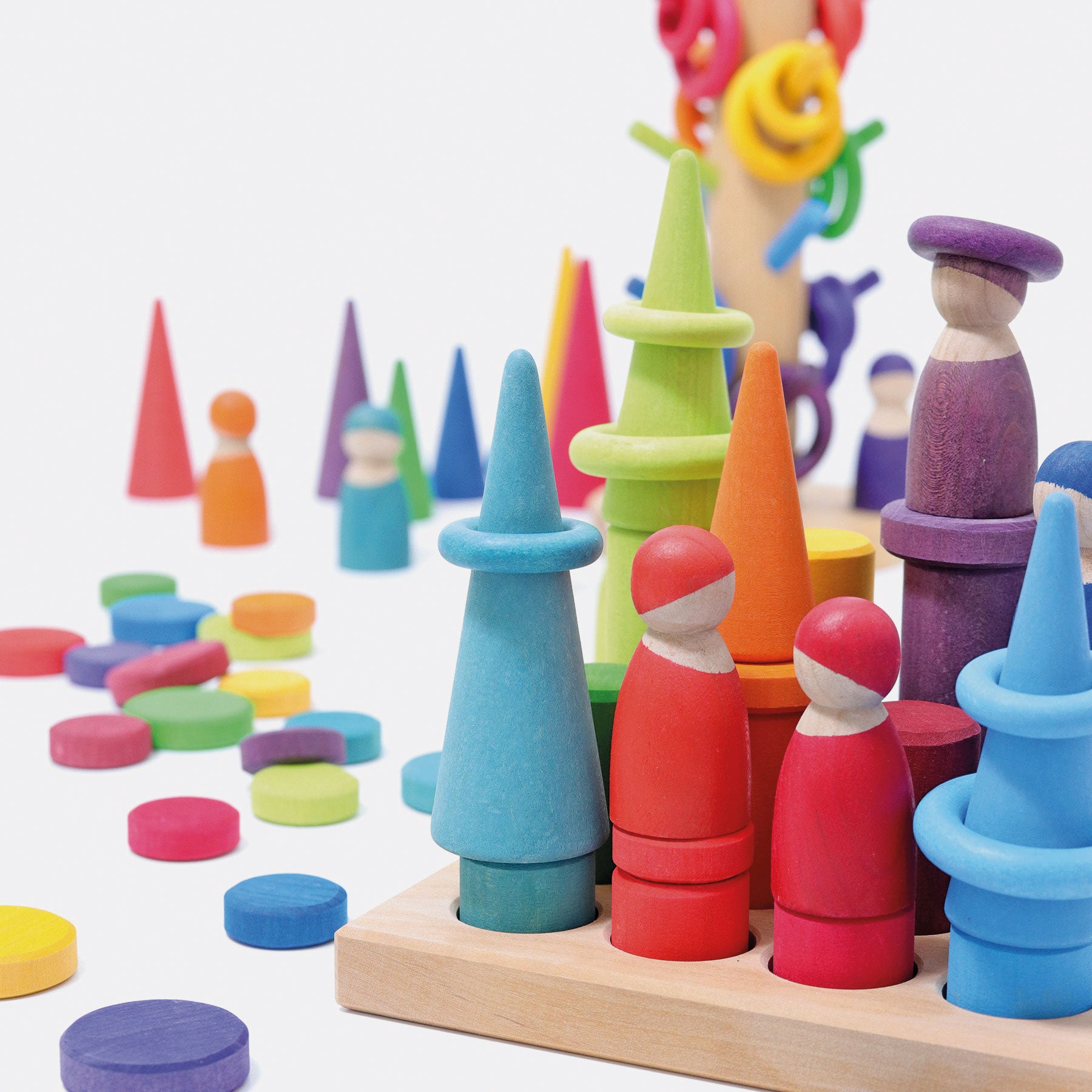 Stacking Game Small Rainbow Rollers – The Modern Playroom