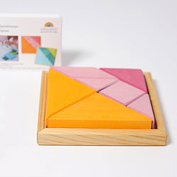 Grimms Tangram Pink-Orange - Number Play - The Modern Playroom