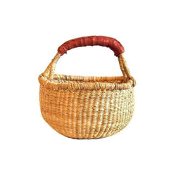 Mini Basket Small Round Natural Basket - Nature Play - The Modern Playroom