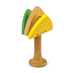 Green Tones Triangle Castanet - Music Play - The Modern Playroom
