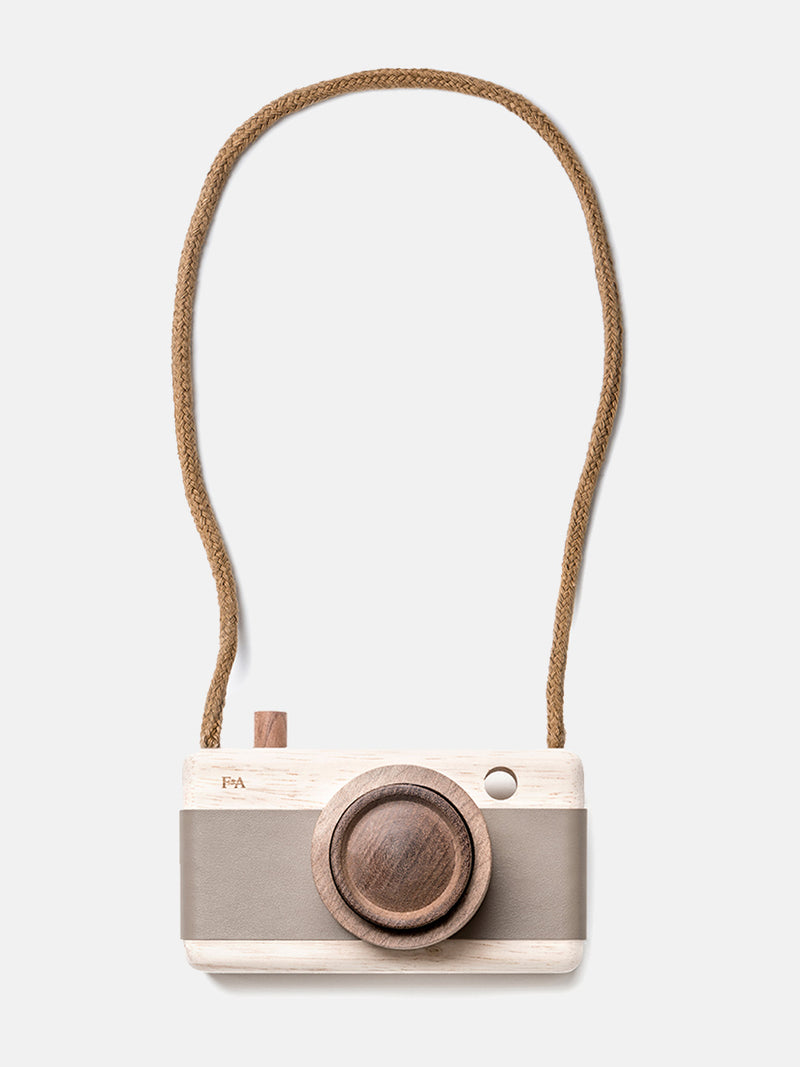 Wooden Camera River Pebble Grey