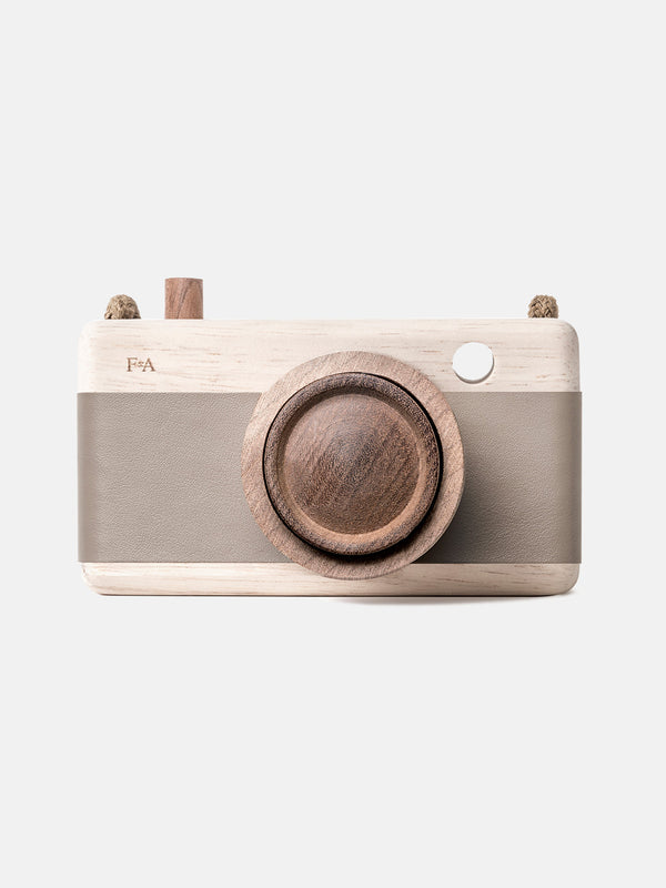 Wooden Camera River Pebble Grey