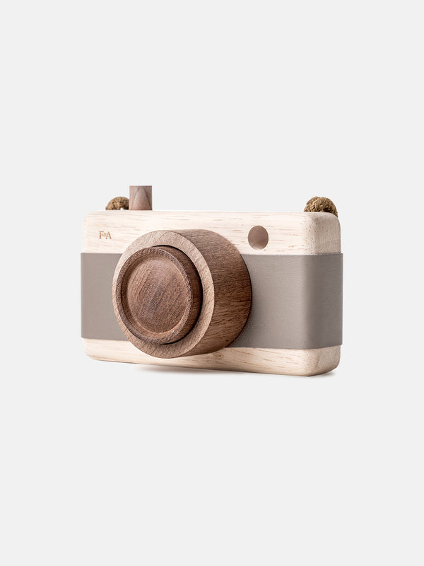 Wooden Camera River Pebble Grey