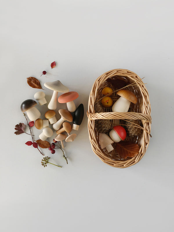 Forest Mushrooms Basket Light