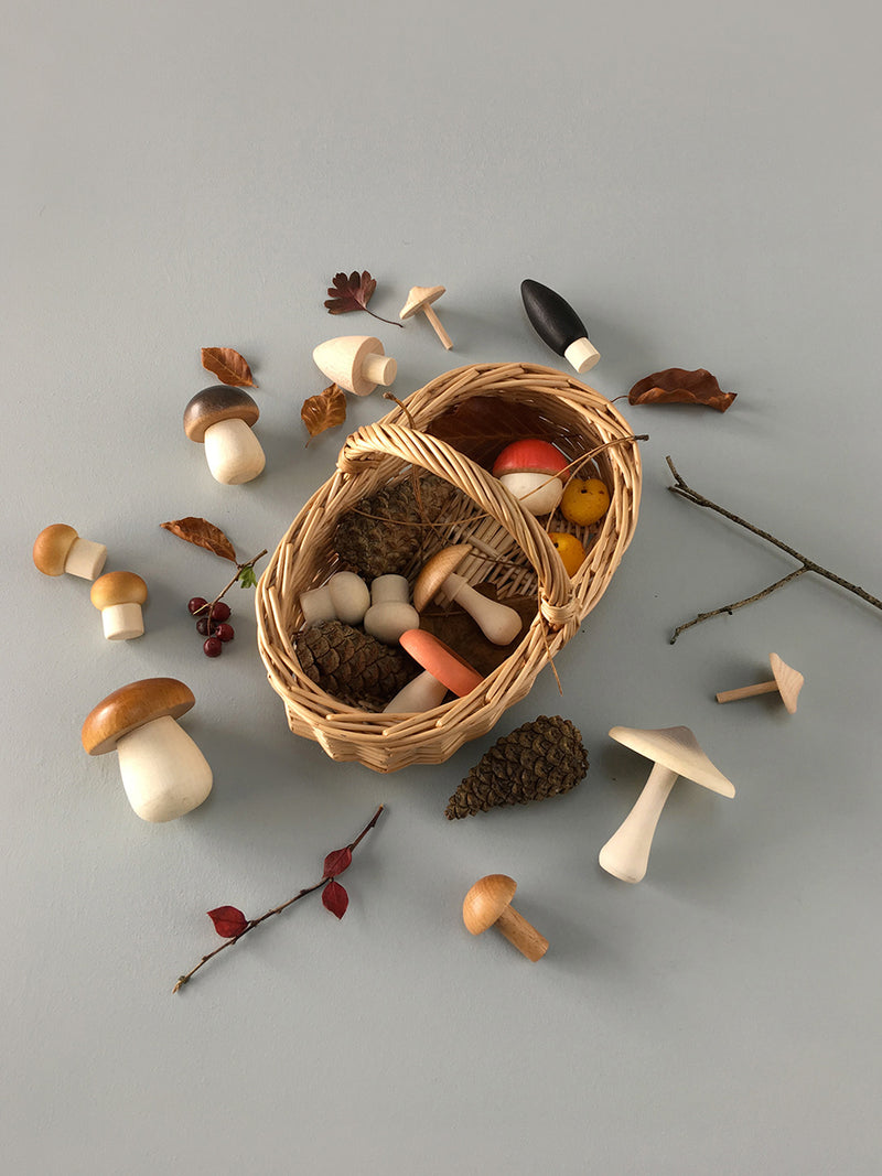 Forest Mushrooms Basket Light