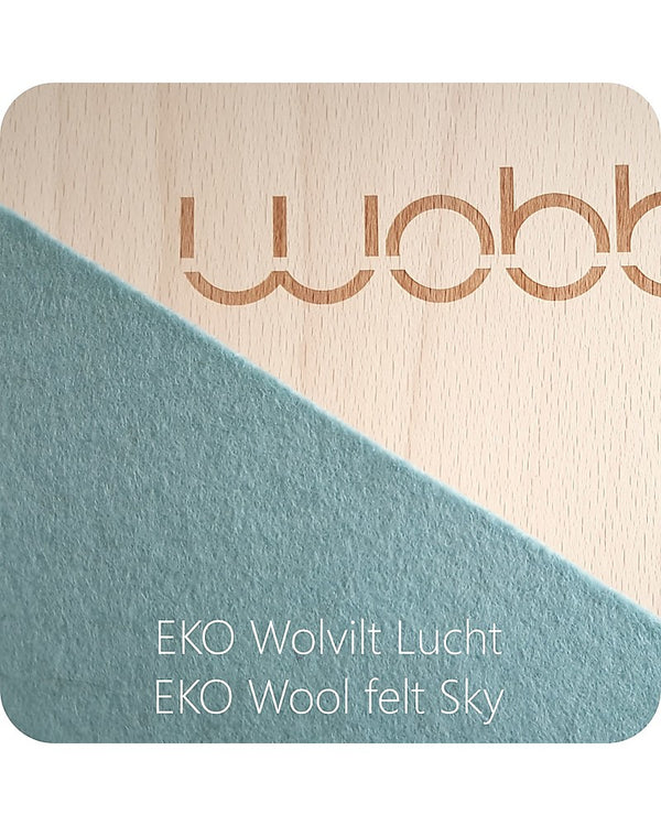 Wobbel Board Pro with Sky Blue Felt