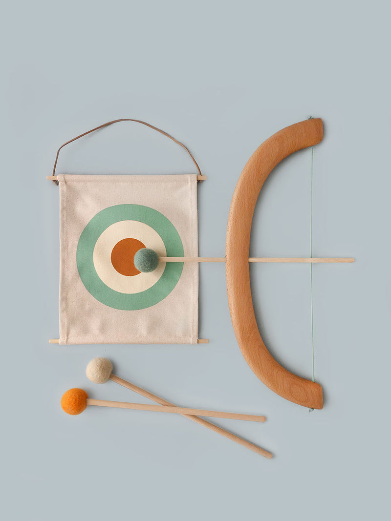 Bow and Arrow Set - Green