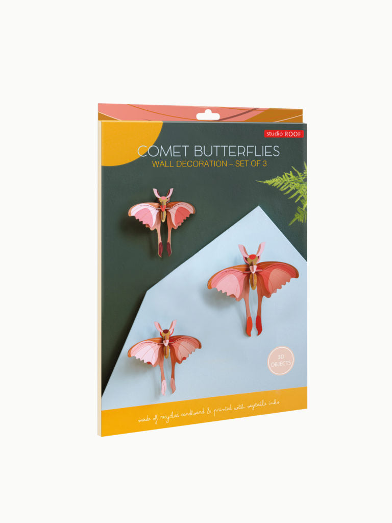 Comet Butterflies, set of 3