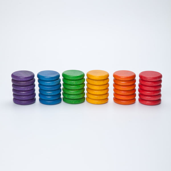 36 Coins (6 Colours)