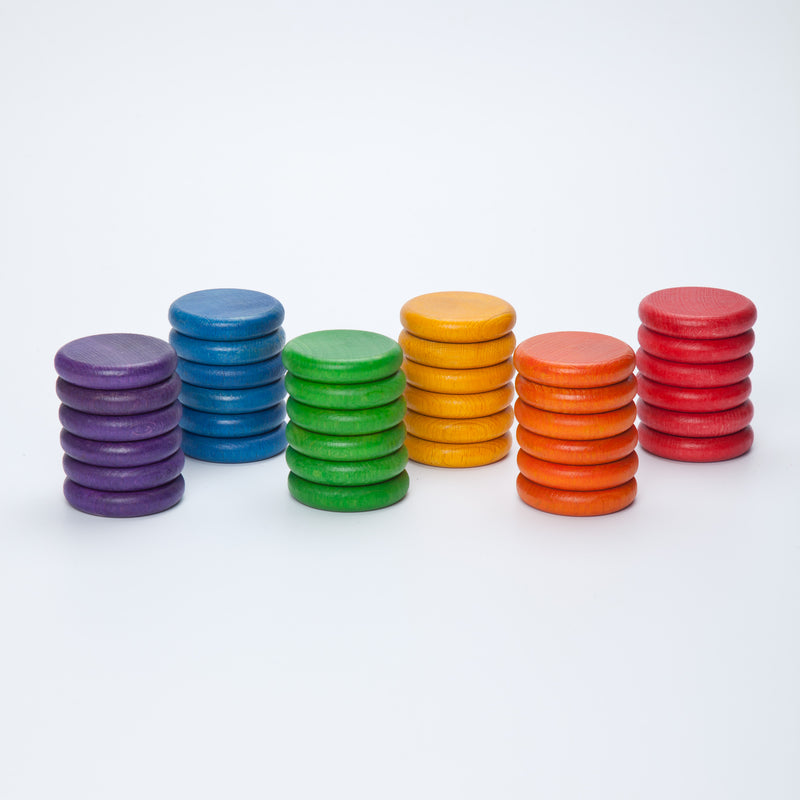 36 Coins (6 Colours)