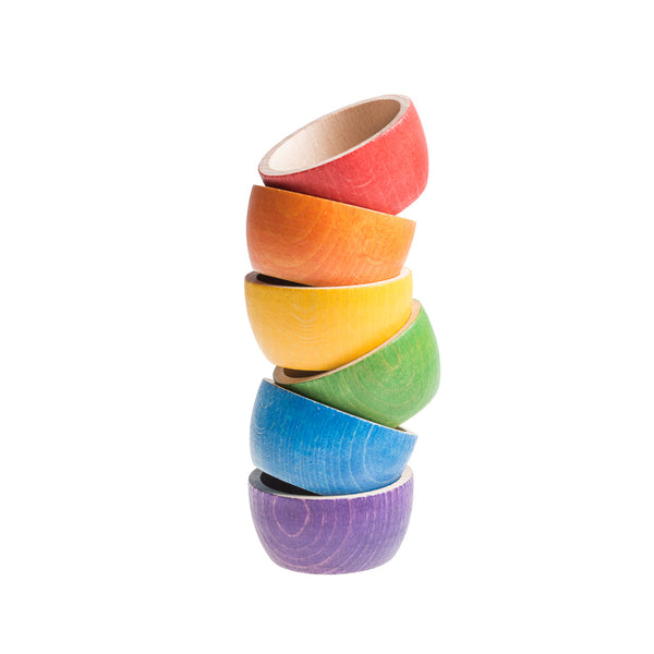 6 Coloured Bowls