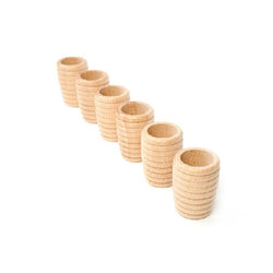 Joguines Grapat Natural Honeycomb Beakers - Number Play - The Modern Playroom