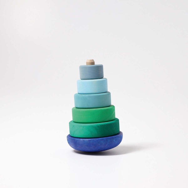 Wobbly Stacking Tower Blue