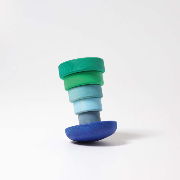 Wobbly Stacking Tower Blue