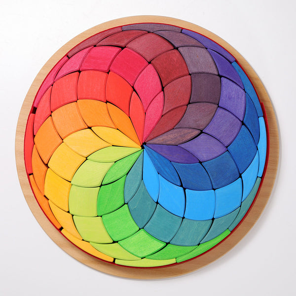 Large Colour Spiral Mandala