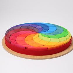 Grimms Large Colour Spiral Mandala - Number Play - The Modern Playroom