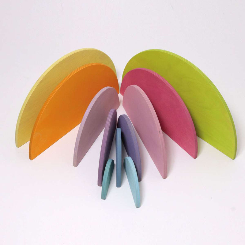 Pastel Semi Circles
