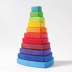 Grimms Triangular Stacking Tower - Number Play - The Modern Playroom