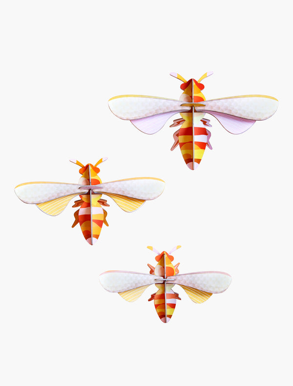 Honey bees, set of 3