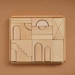 Raduga Grez Apartment Building Blocks Set Natural -  - The Modern Playroom