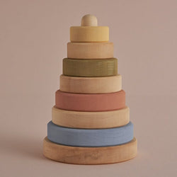 Raduga Grez Pastel + Natural Stacking Tower -  - The Modern Playroom