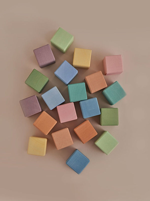 Earth Pastel Cubes Set