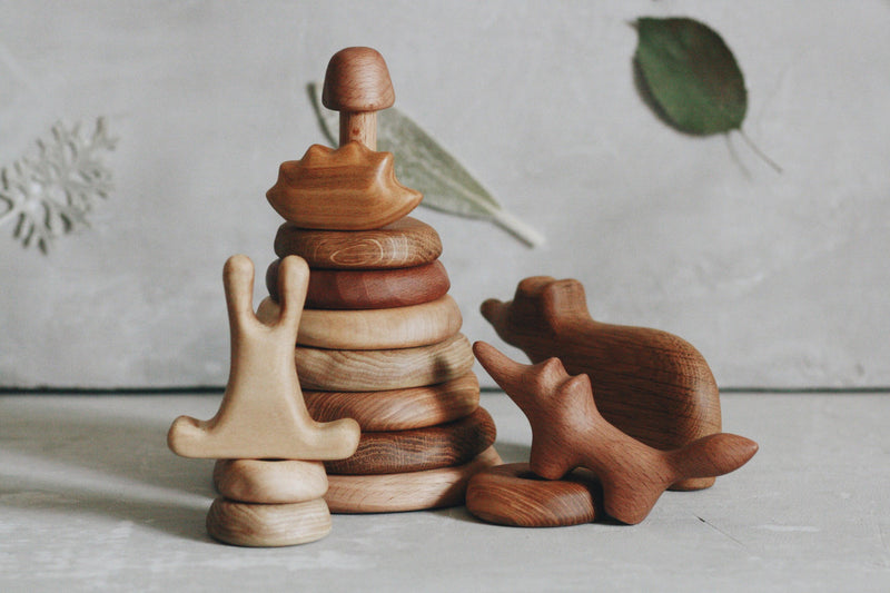 Wooden Stacking Rings