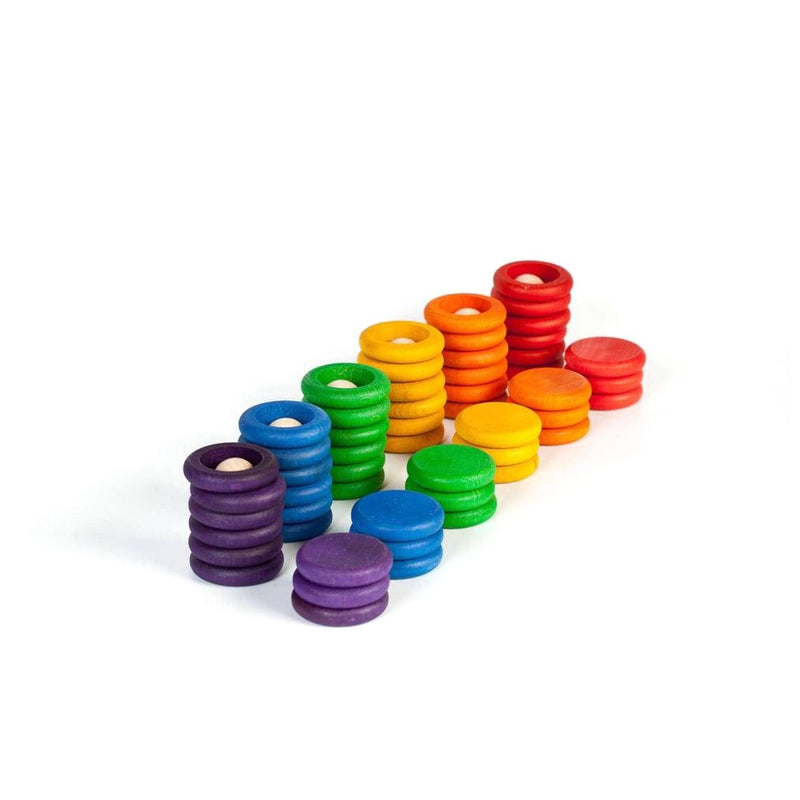 Rainbow Nins, Rings & Coins Set