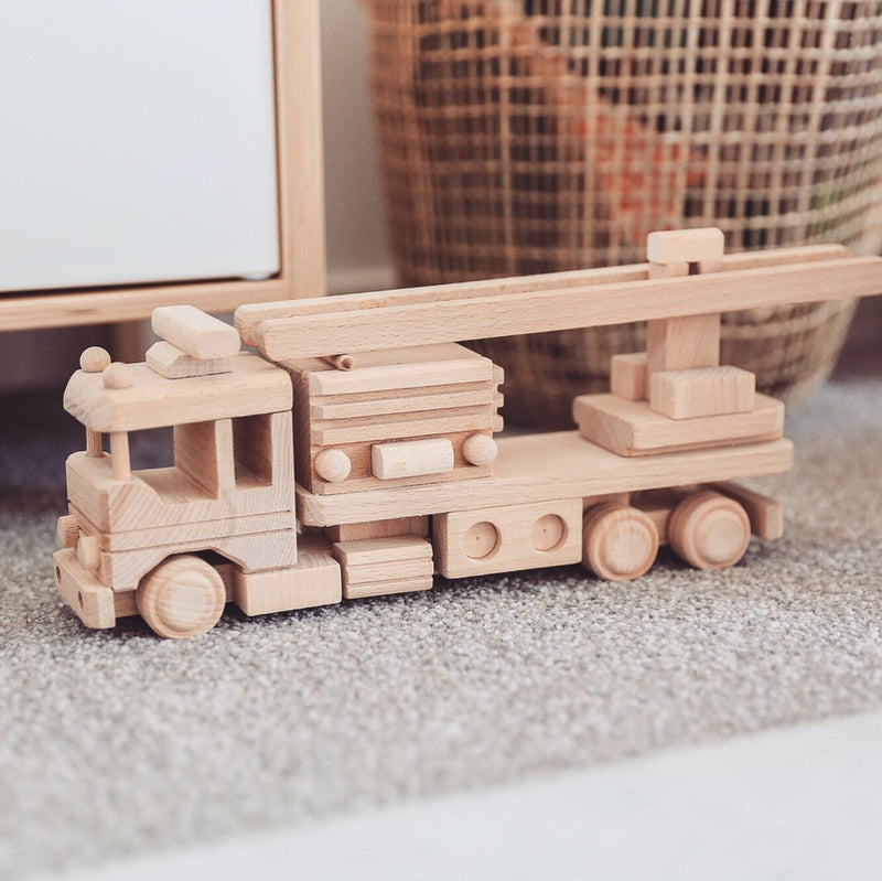 Wooden Fire Truck