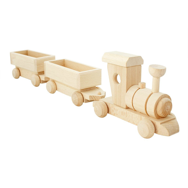 Wooden Toy Cargo Train Set