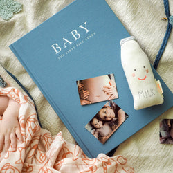 Write to me Baby Journal - Birth To Five Years BLUE -  - The Modern Playroom