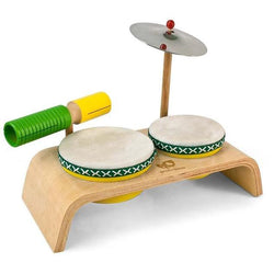 Green Tones Drum Set - Music Play - The Modern Playroom