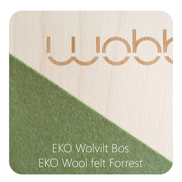 Wobbel Board Original with Forest Green Felt
