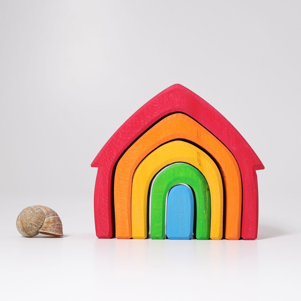 Coloured Stacking House – The Modern Playroom