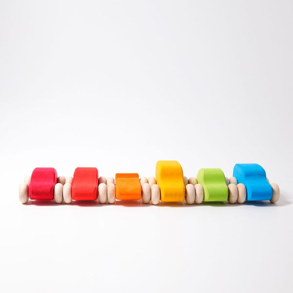 Coloured Wooden Cars