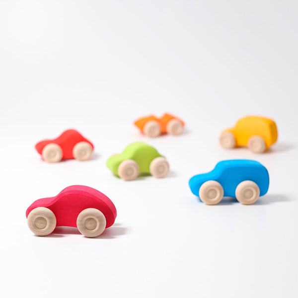 Coloured Wooden Cars