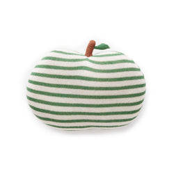 Oeuf NYC Apple Pillow - White/Juniper Stripes -  - The Modern Playroom