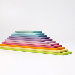 Grimms Pastel Building Boards - Number Play - The Modern Playroom