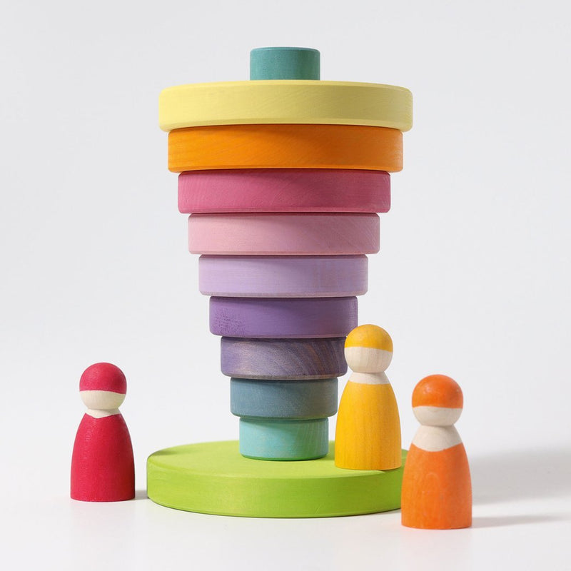 Pastel Conical Tower