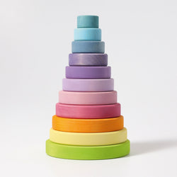 Grimms Pastel Conical Tower - Number Play - The Modern Playroom