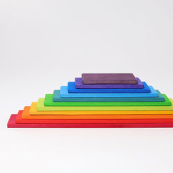 Grimms Rainbow Building Boards - Number Play - The Modern Playroom