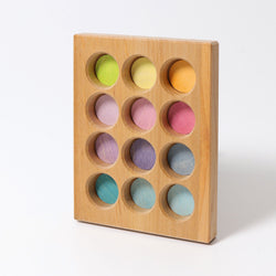 Grimms Sorting Board Pastel - Number Play - The Modern Playroom