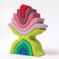 Grimms Stacking Flower - Number Play - The Modern Playroom