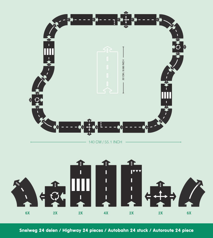 Expressway Set 16 pcs